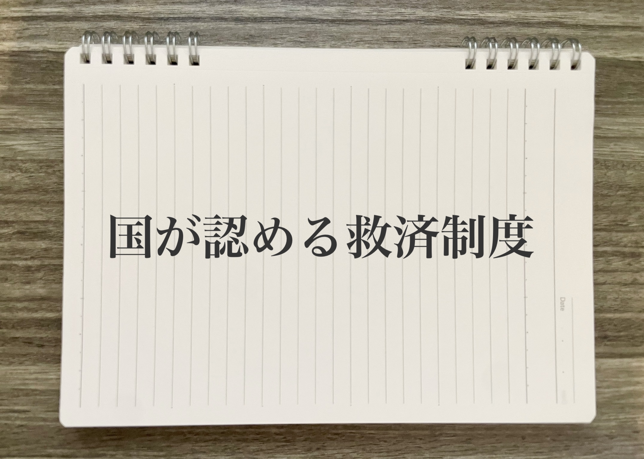 国が認めた借金救済制度とは？